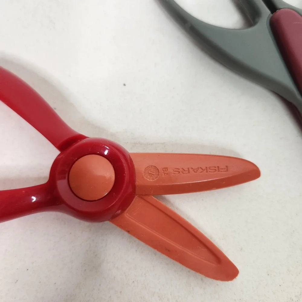 Fiskars Provo Craft Paper Edgers Scissors Punches Colorful Non Stick Blade